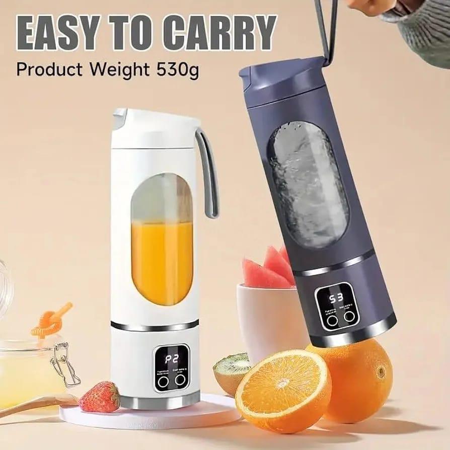 LED Display Portable Juicer – 3 Adjustable Modes