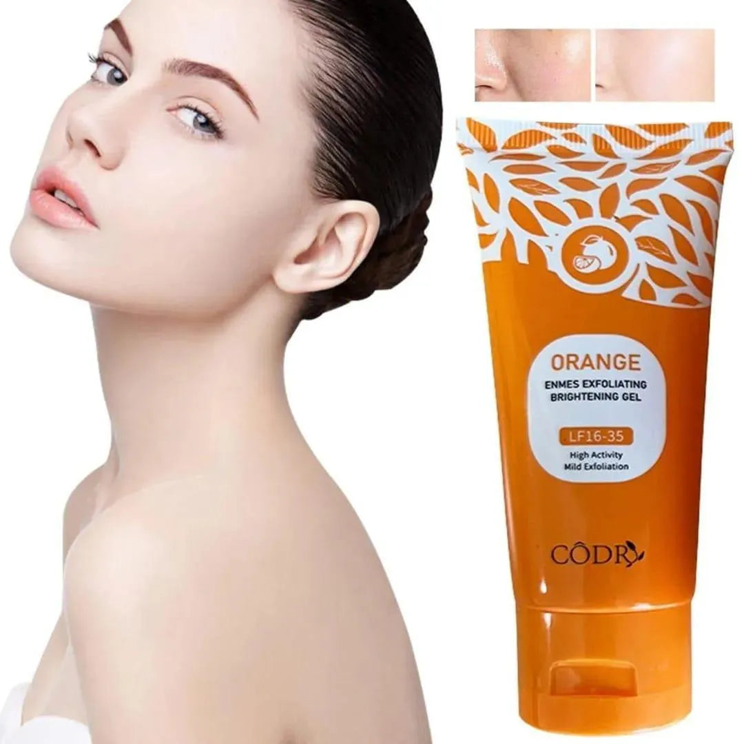 Orange Enzyme Exfoliating Brightening Gel – Gentle Skin Exfoliator