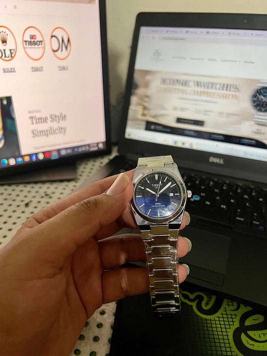 Tissot PRX Blue Dial Premium First Copy Watch – Stainless Steel | Luxury Men’s Watch