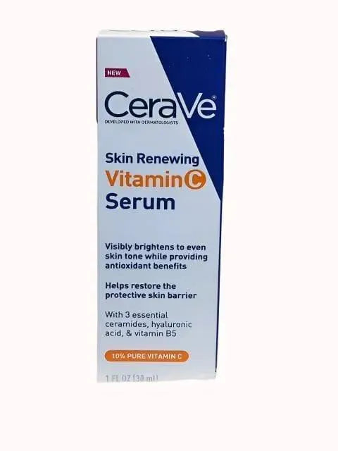 CeraVe Skin Renewing Vitamin C Serum – Brightening & Skin Tone Evenness Serum (Fragrance Free)