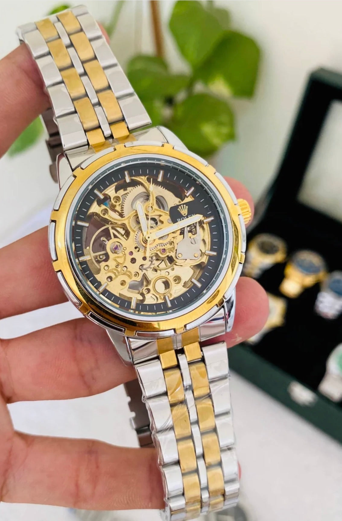 Luxury Automatic Dial Men’s Watch – Premium Stainless Steel Timepiece