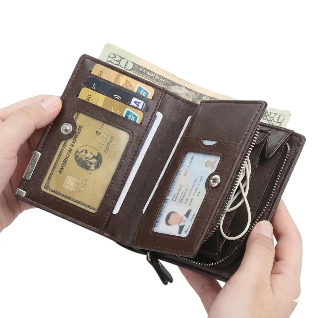 Premium Men’s Leather Wallet – Slim, Stylish & Secure