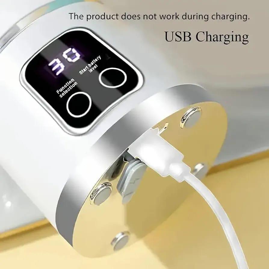 LED Display Portable Juicer – 3 Adjustable Modes