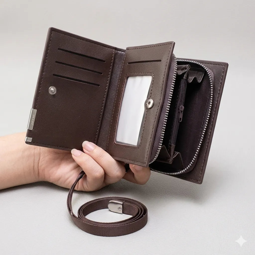 Premium Men’s Leather Wallet – Slim, Stylish & Secure