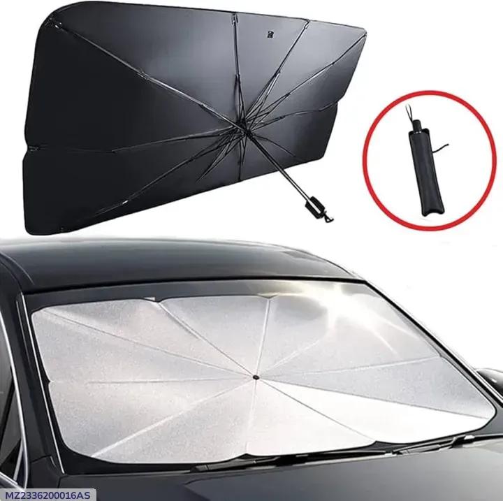 Portable Foldable Car Windshield Sun Shade Umbrella – UV Protection, Heat Blocker & Easy Storage Sunshade for All Cars