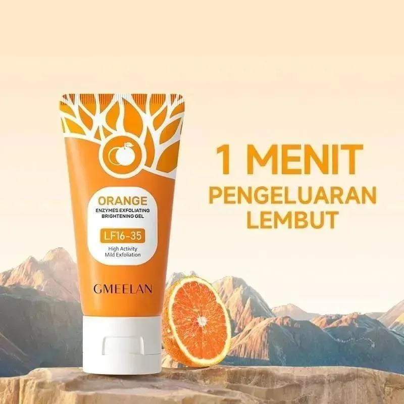 Orange Enzyme Exfoliating Brightening Gel – Gentle Skin Exfoliator